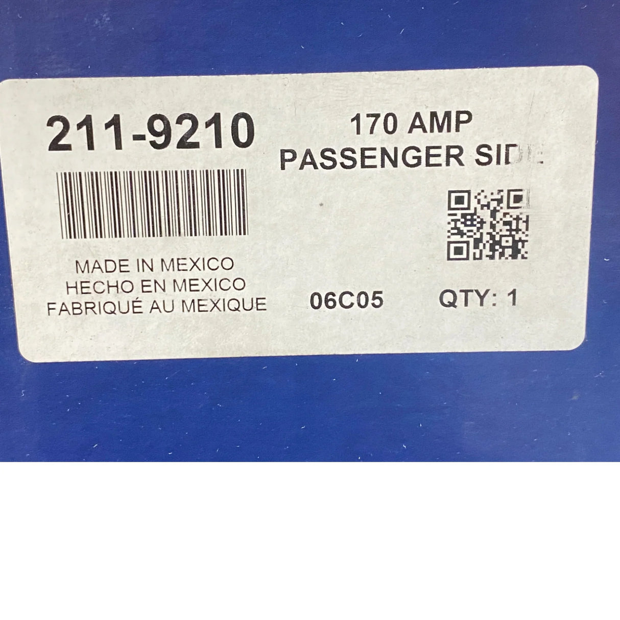 211-9210 Genuine Denso Alternator 12V 170A - Truck To Trailer