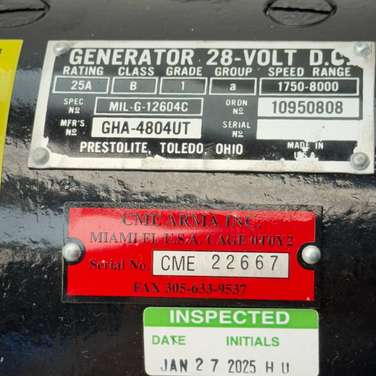 10950808 CME Generator 24V