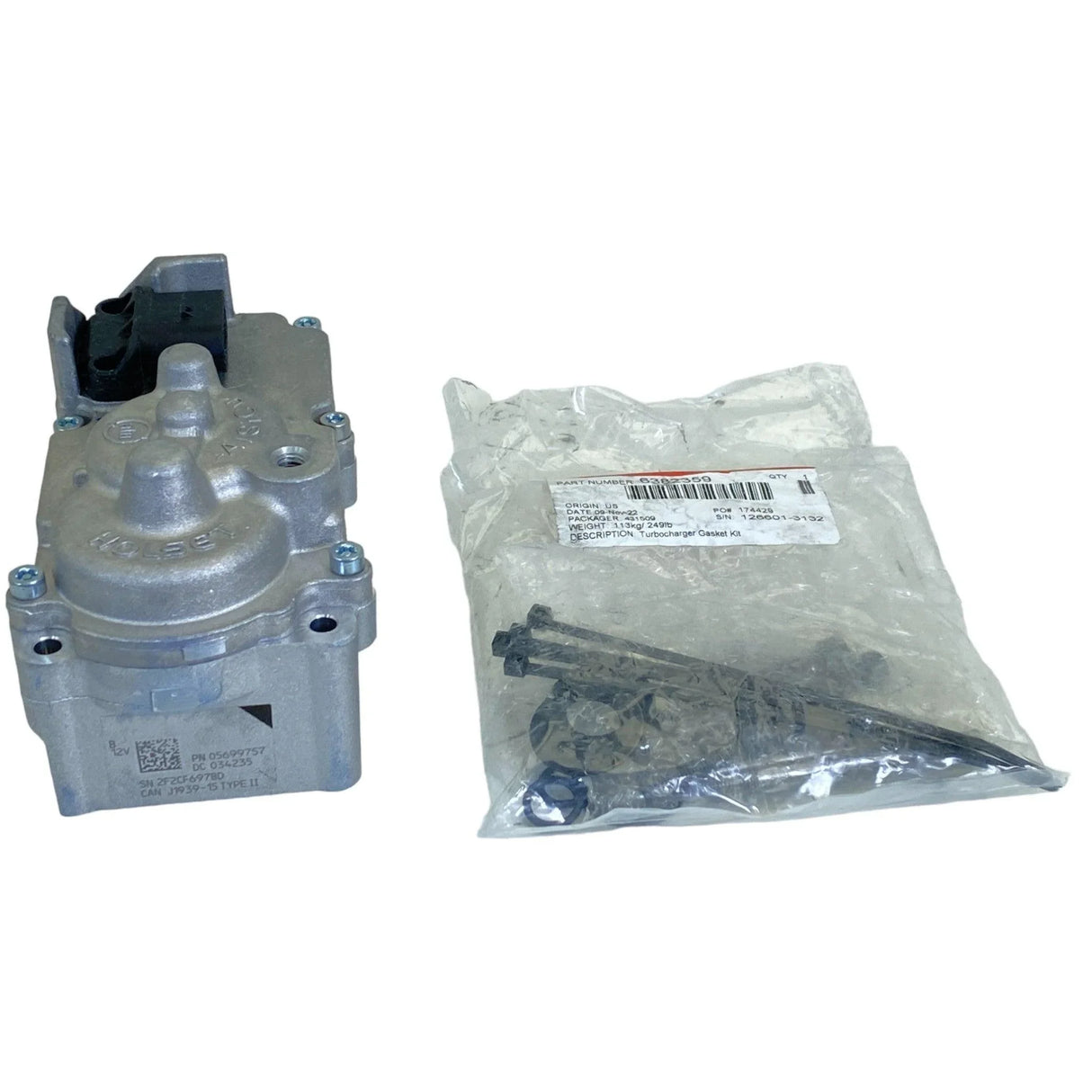 2296205Pex Genuine Paccar Mx13 Turbocharger Turbo Actuator Peterbilt Kenworth - Truck To Trailer