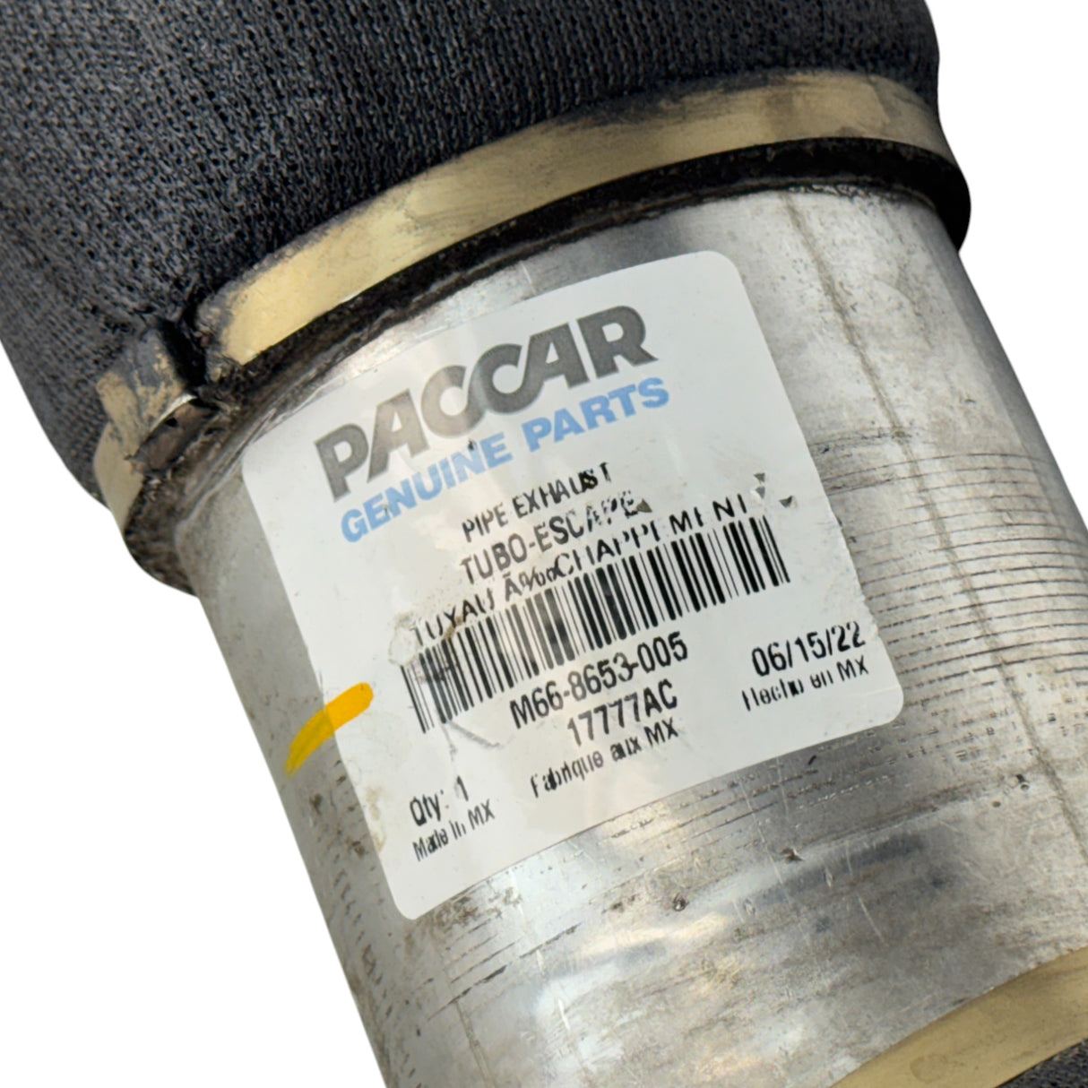 M66-8653-005 Genuine Paccar Exhaust Pipe