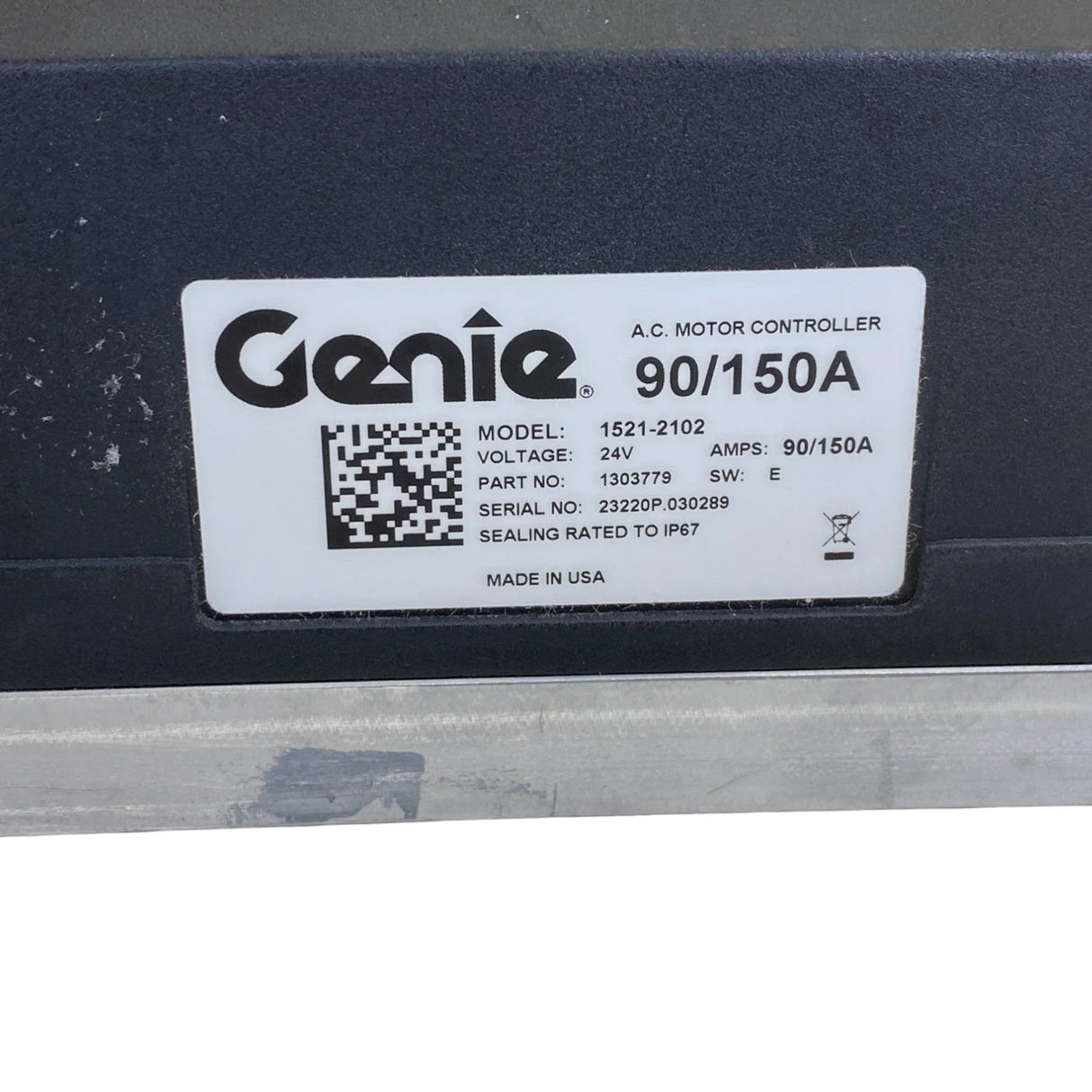 1521-2102 1303779 Genuine Genie AC Motor Controller 24V 90A 150A - Truck To Trailer