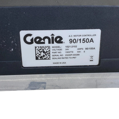1521-2102 1303779 Genuine Genie AC Motor Controller 24V 90A 150A - Truck To Trailer