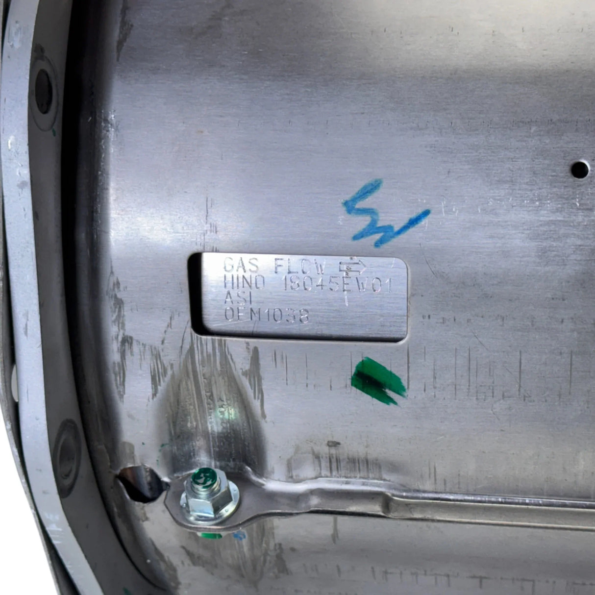 18450EW010 Genuine Hino Catalytic Converter Assembly - Truck To Trailer