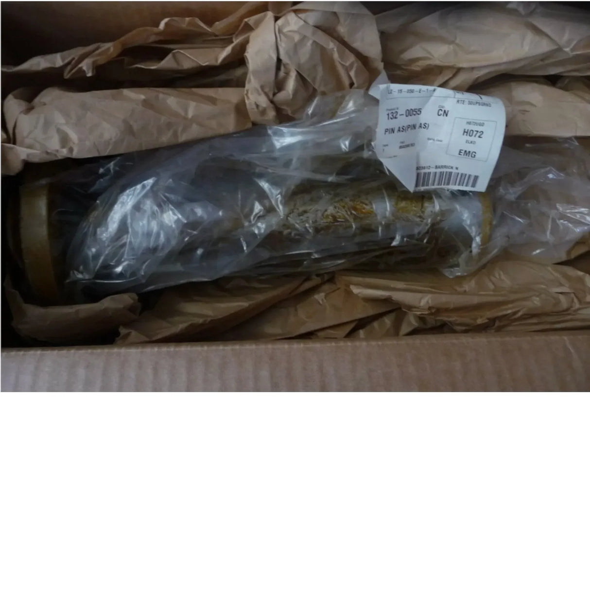 132-0055 CAT Outside Diameter Linkage Pin - Truck To Trailer