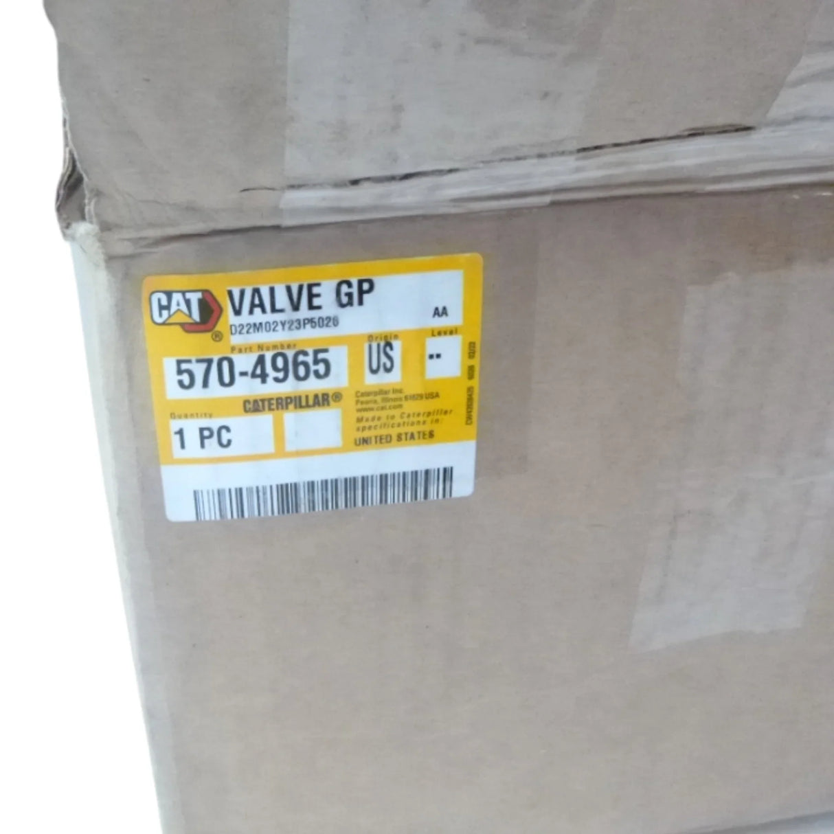 570-4965 CAT Flow Control Valve - Truck To Trailer