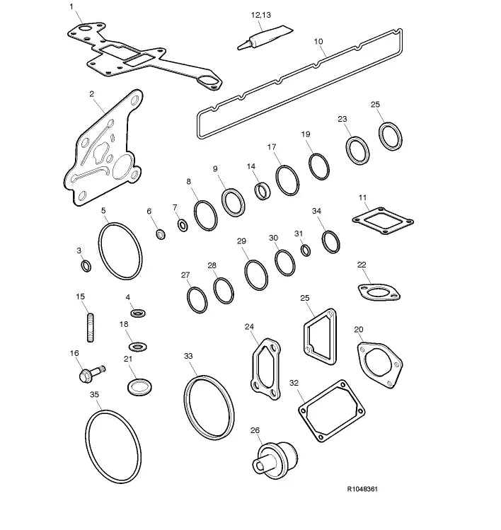 85126256 Genuine Volvo Mounting Kit - Truck To Trailer