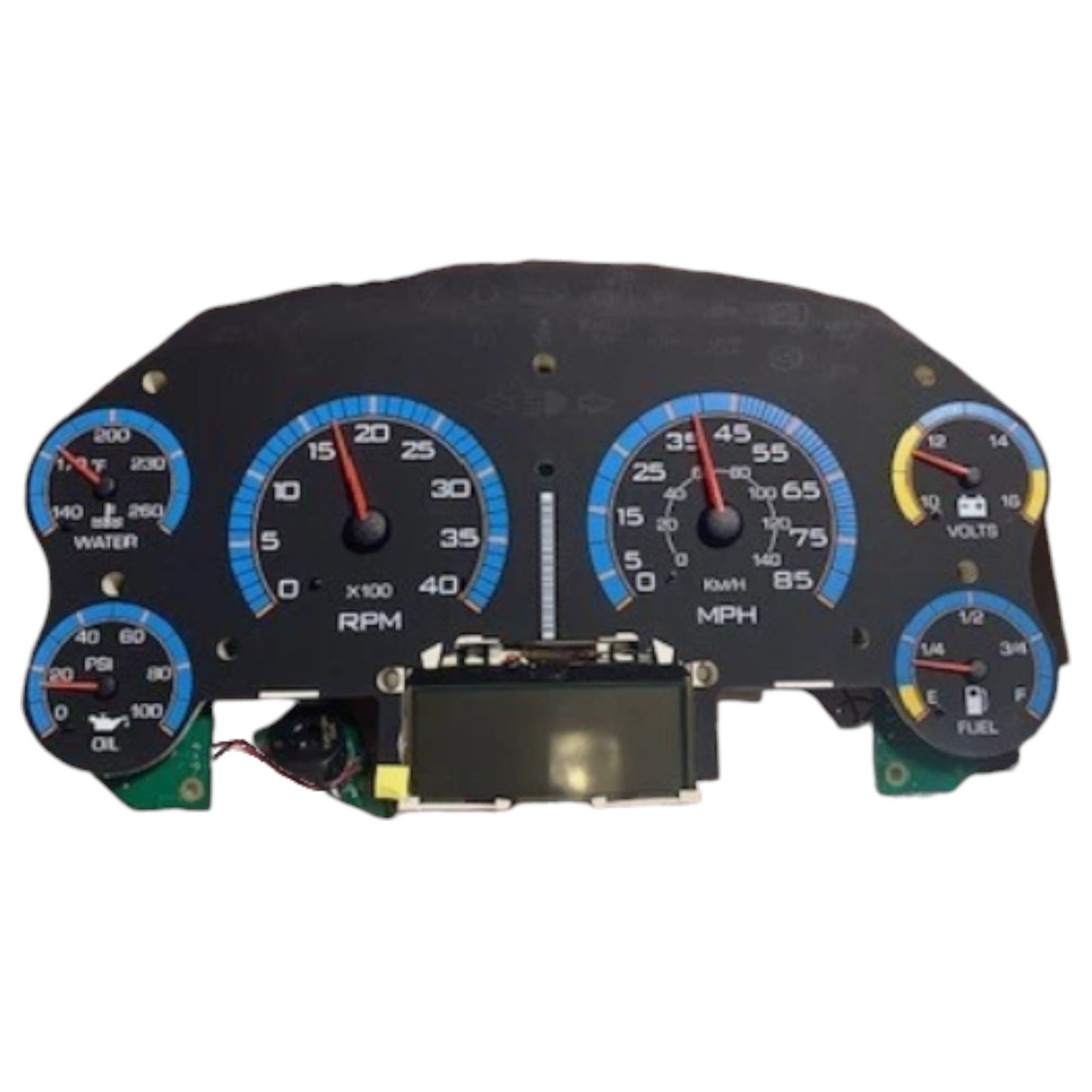 2602893C92 Navistar Cluster Instrument Ctr Mdgl Bl