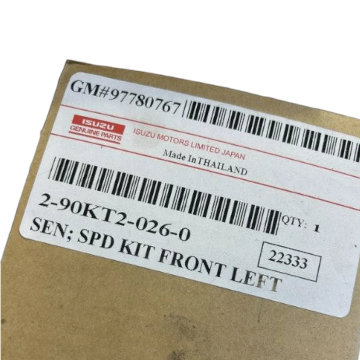 2-90KT2-026-0 Isuzu Front Left Side ABS Sensor - Truck To Trailer