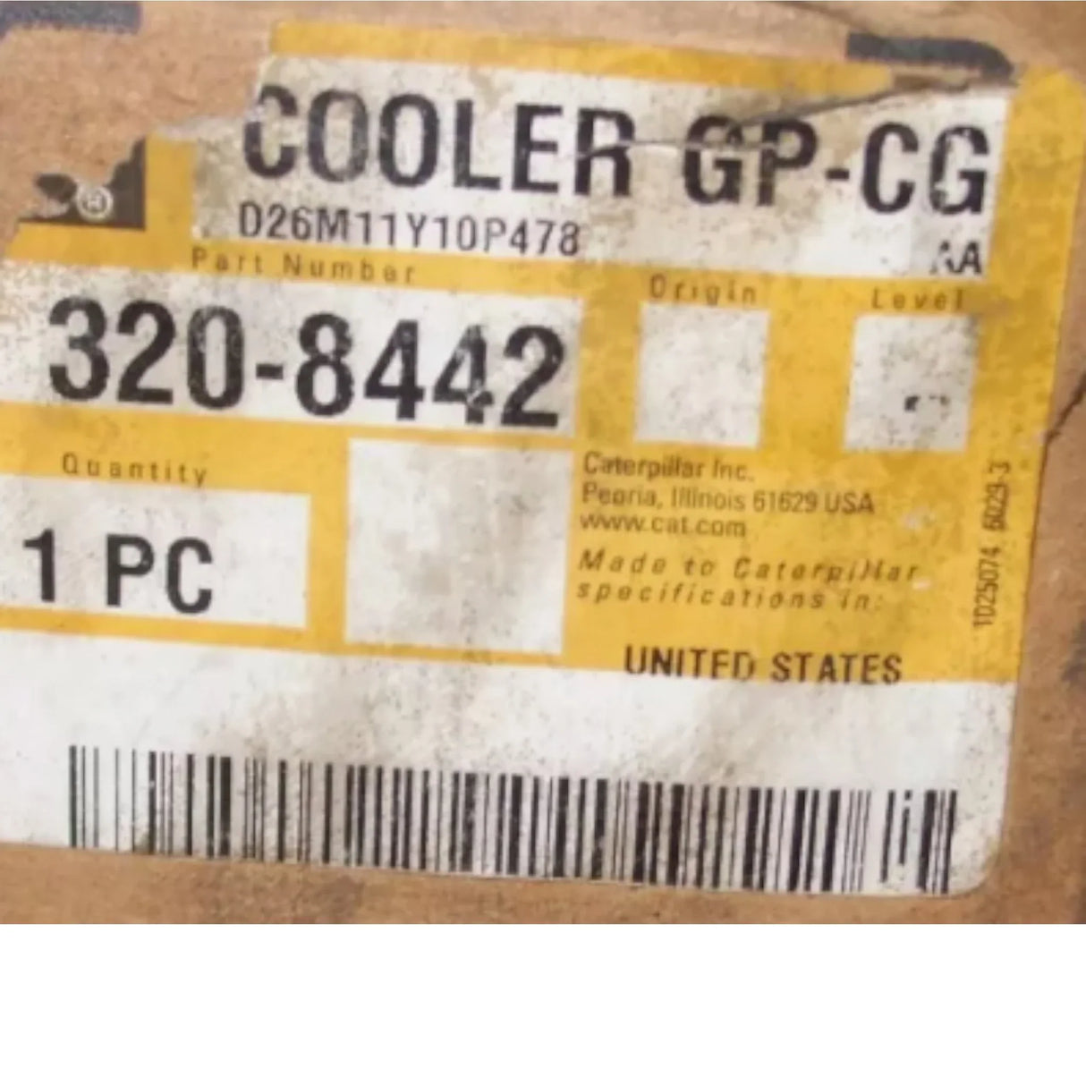 320-8442 CAT Cooler Gp-Cg - Truck To Trailer