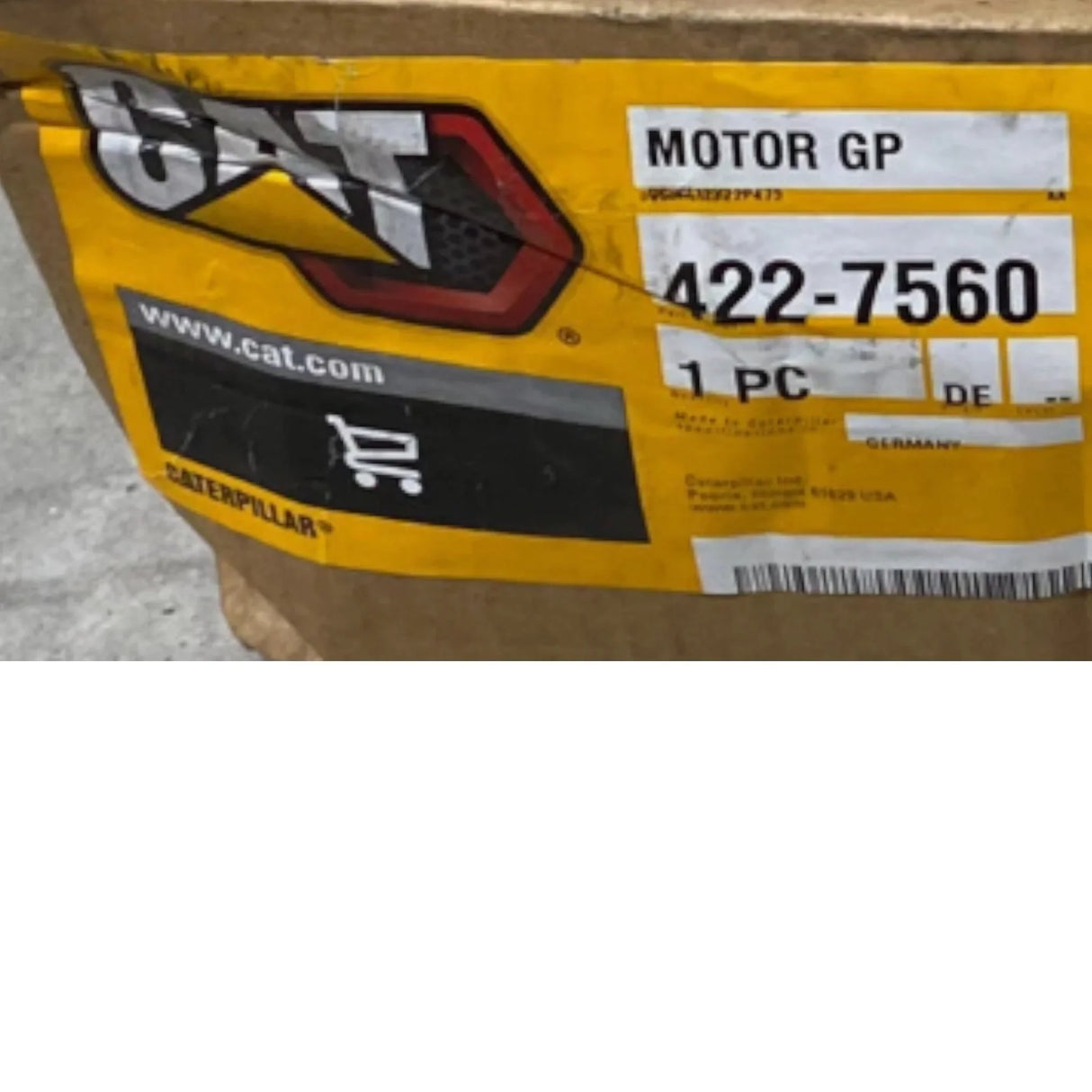 422-7560 CAT 24Volt Electric Starting Motor - Truck To Trailer