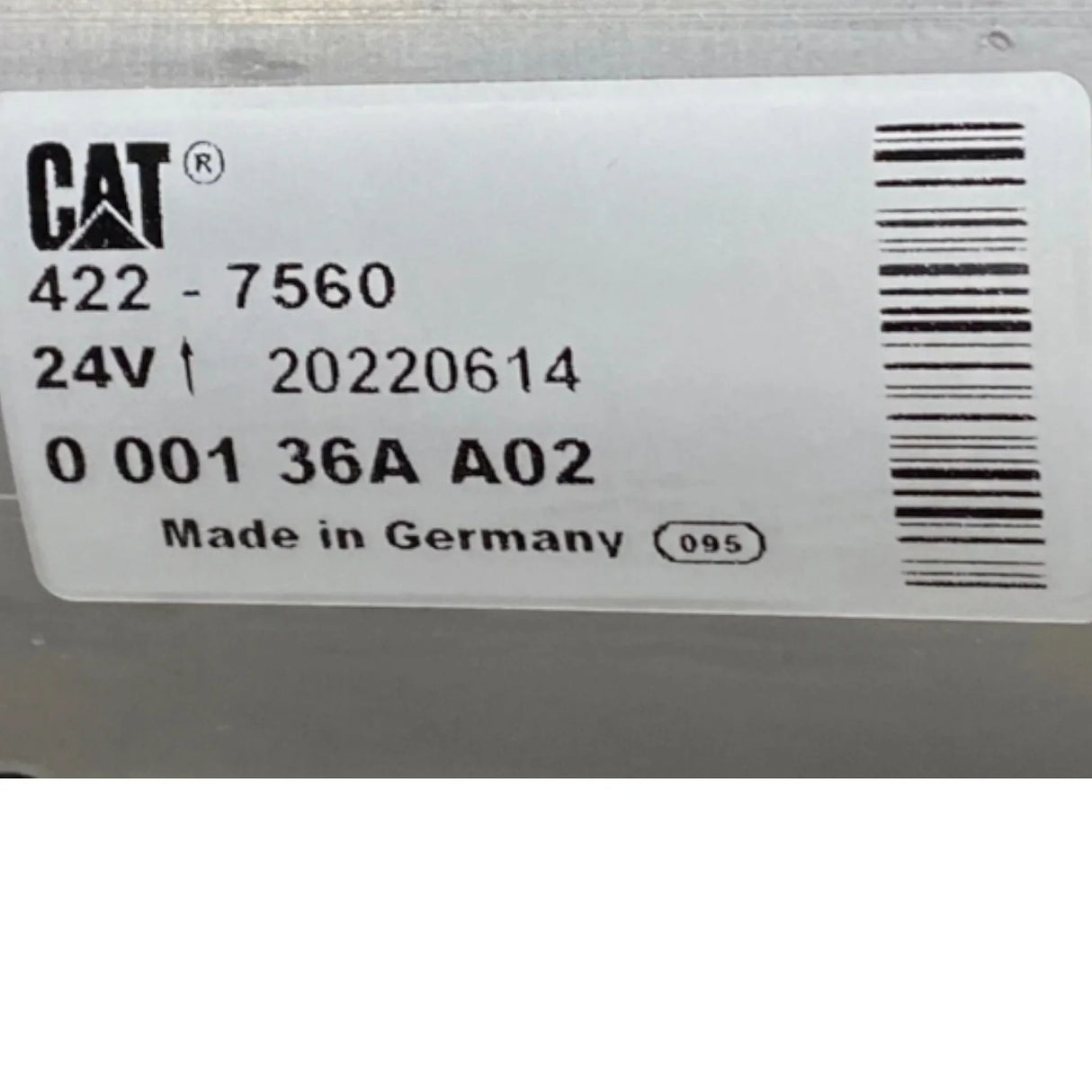 422-7560 CAT 24Volt Electric Starting Motor - Truck To Trailer