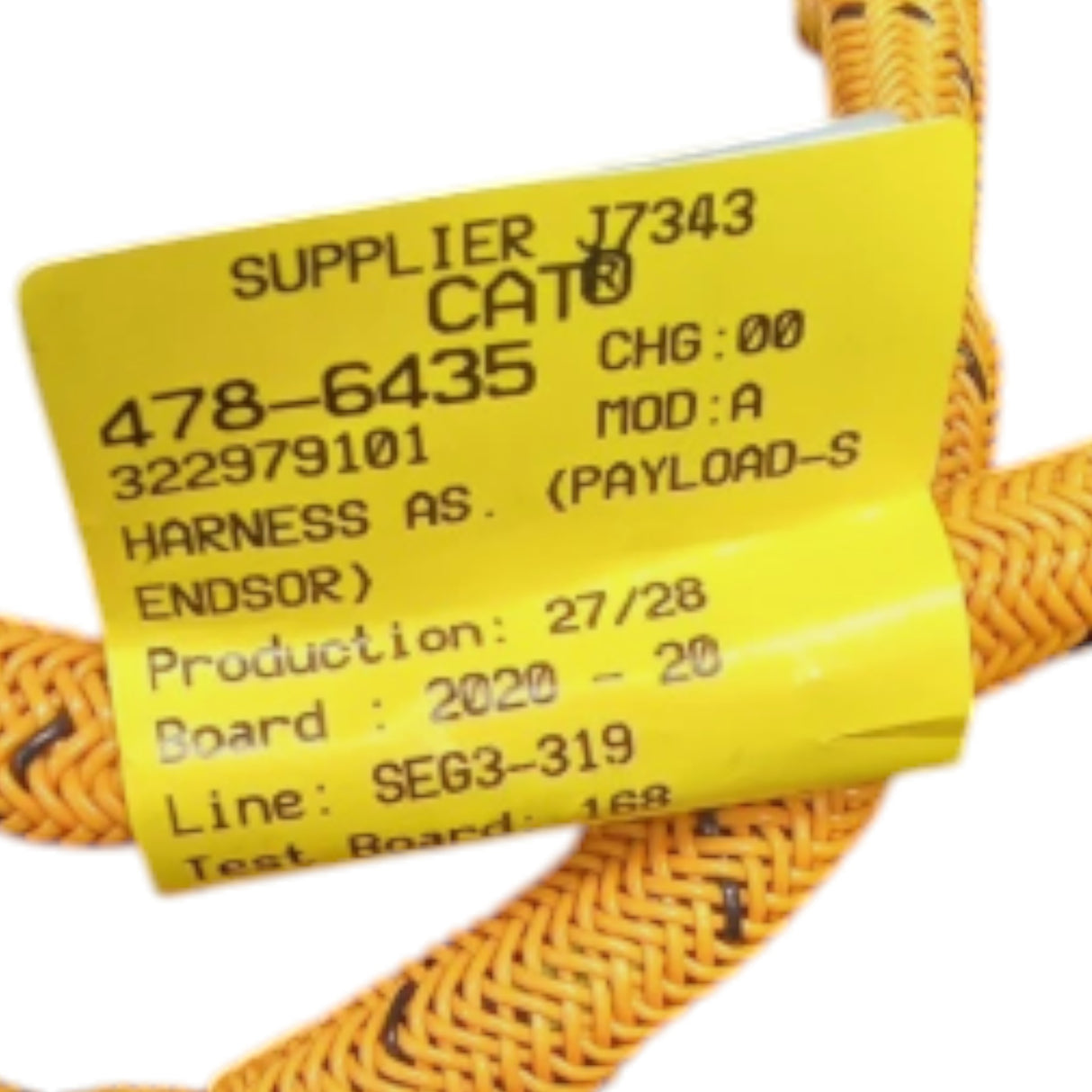 478-6435 CAT Monitor Wiring Harness