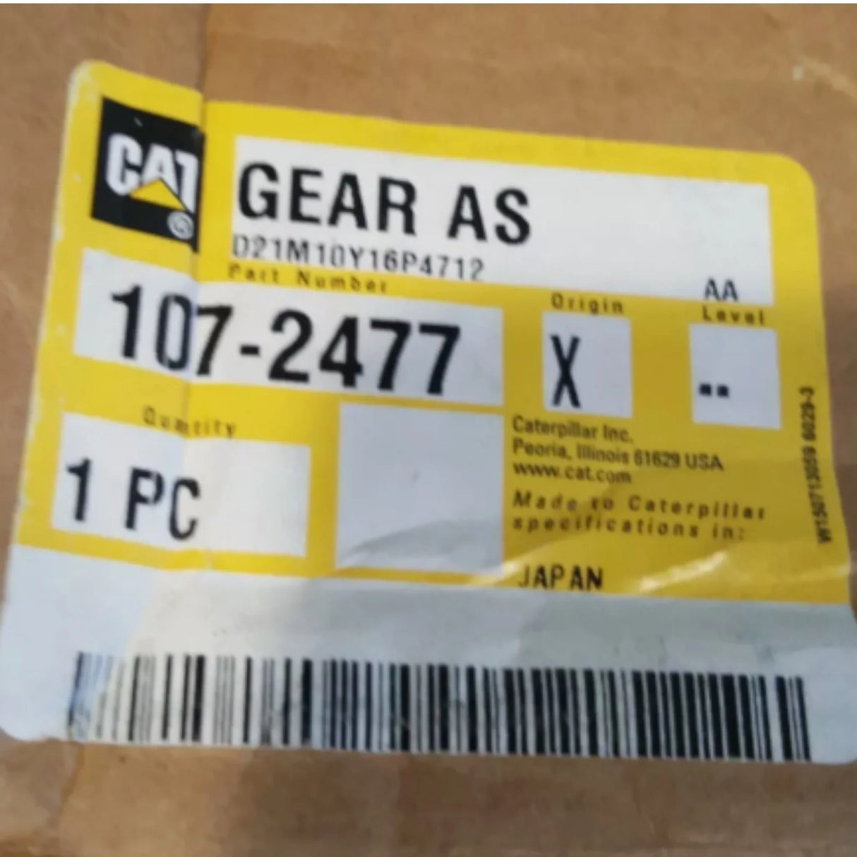 107-2477 CAT 92 and 44 Teeth Idler Cluster Gear - Truck To Trailer