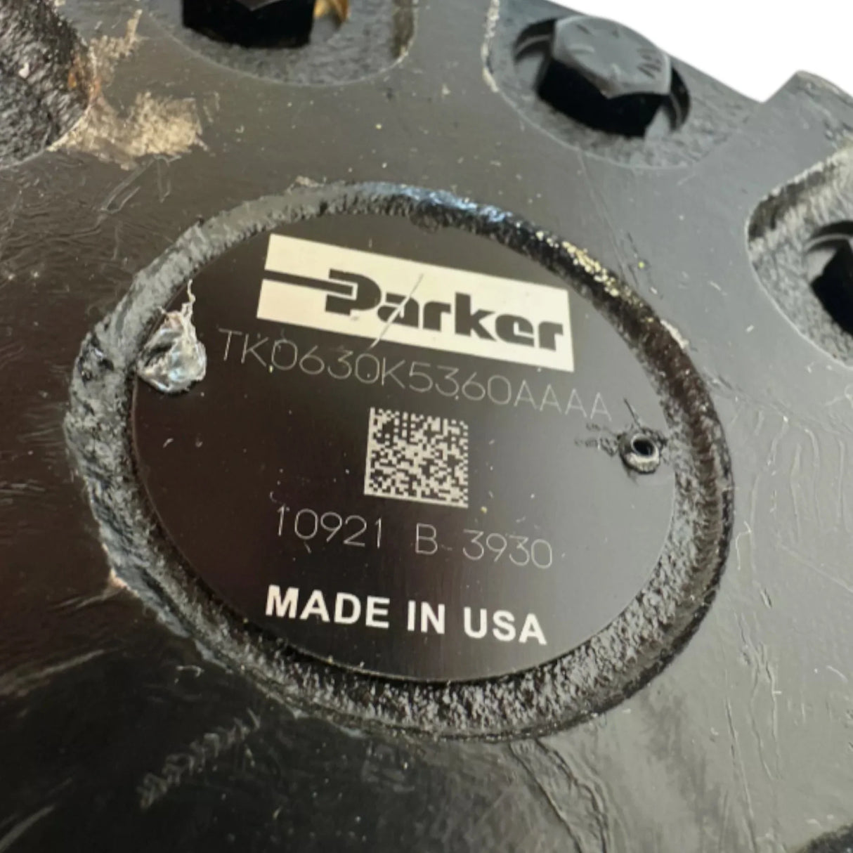 TK0630K5360AAAA Parker Hydraulic Motor - Truck To Trailer