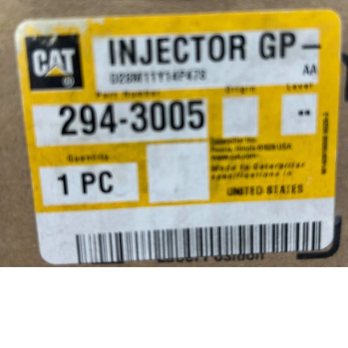 294-3005 CAT Injector Gp-fuel - Truck To Trailer