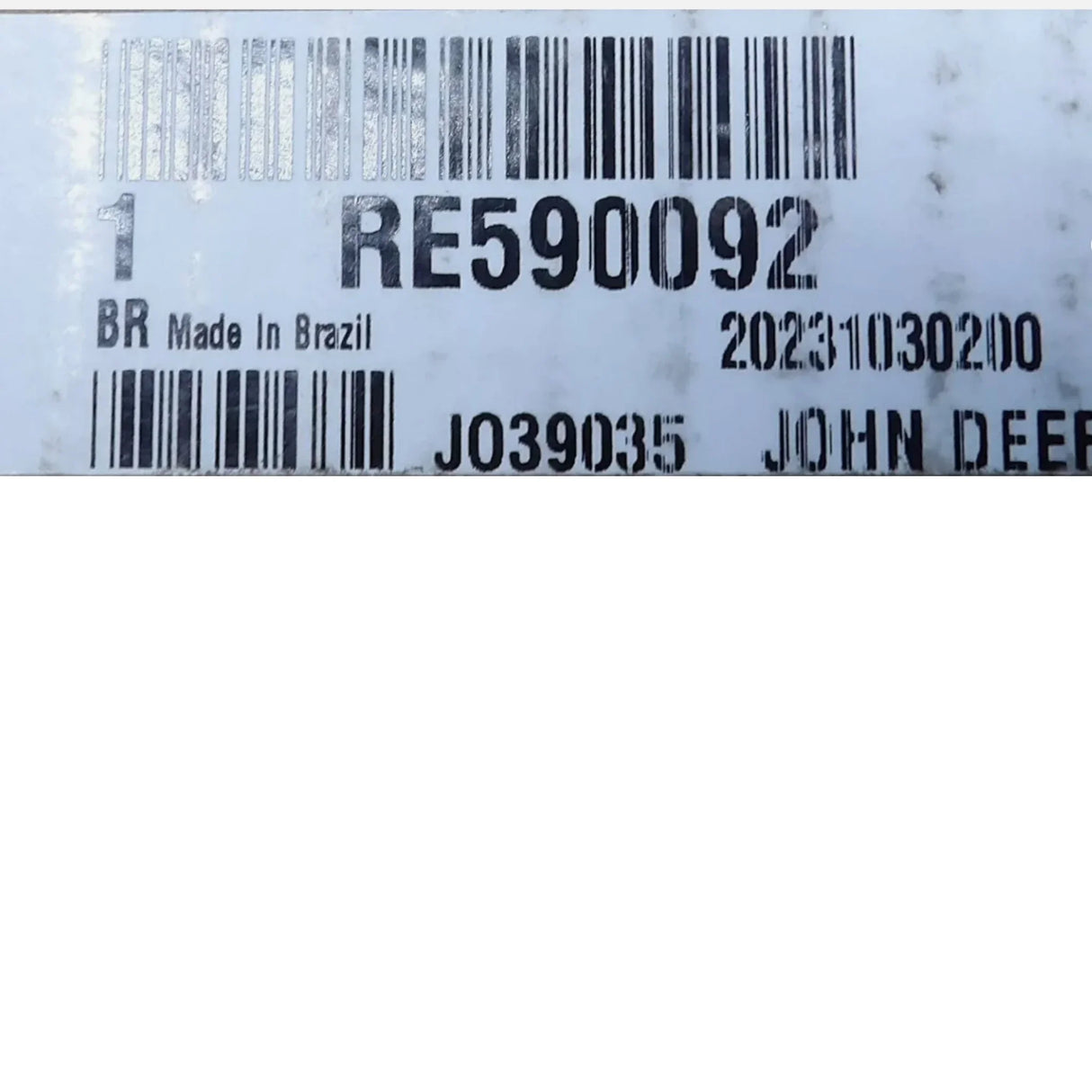 RE590092 JOHN DEERE FLEXIBLE ELBOW EXHAUST PIPE - Truck To Trailer