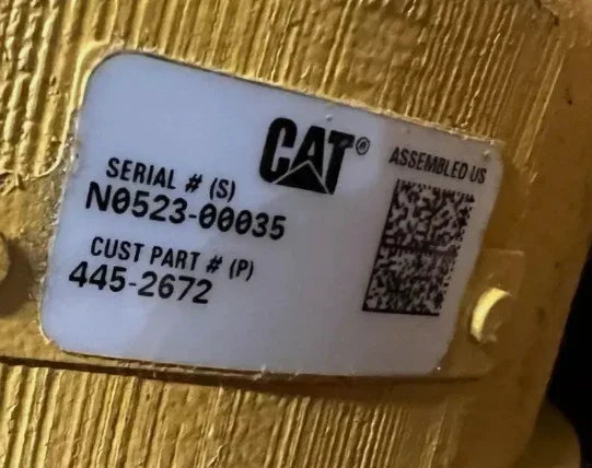 445-2672 CAT 2 Section Front And Rear Gear Pump - Truck To Trailer
