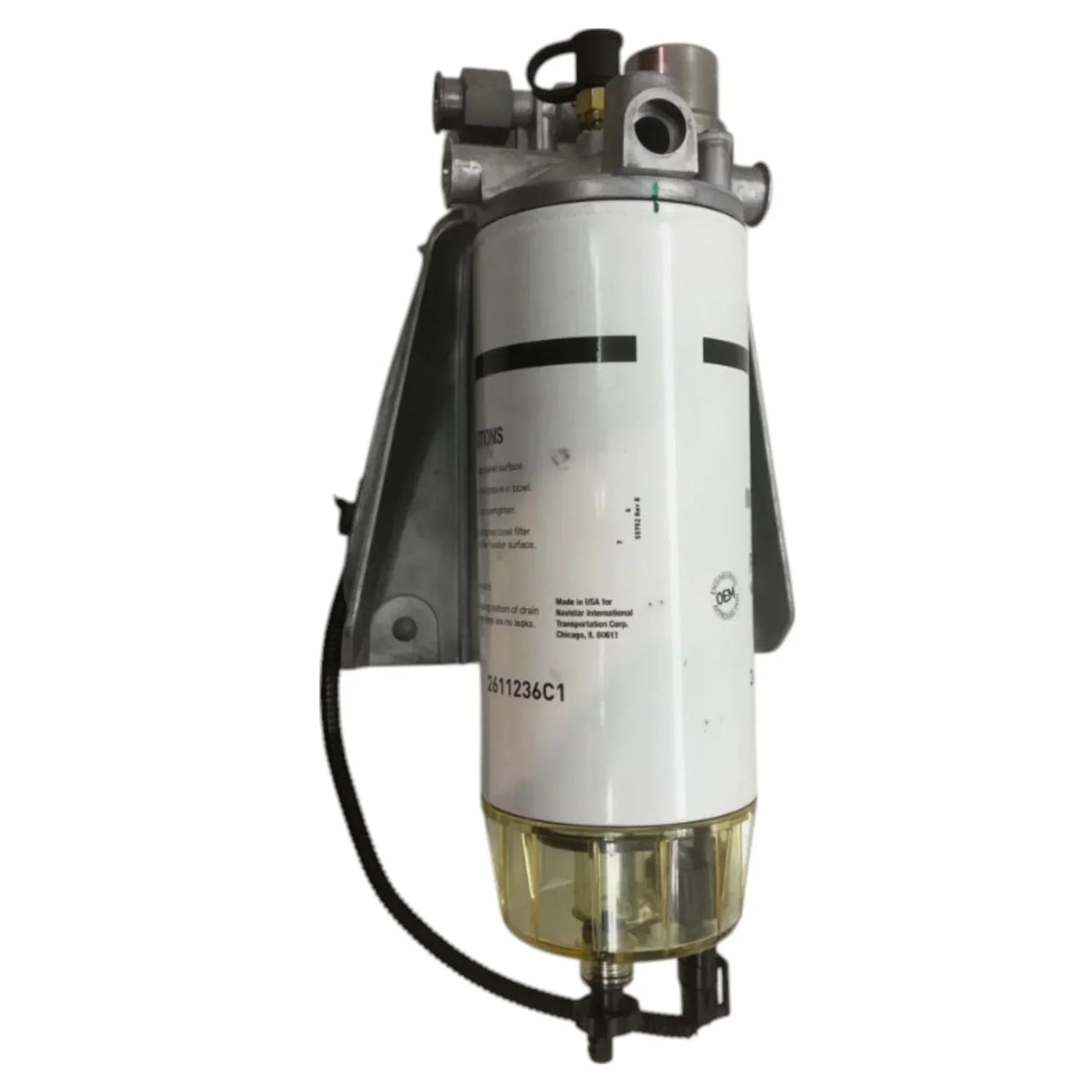 3889756C91 International Fuel Filter With Pump Head Heated - Truck To Trailer