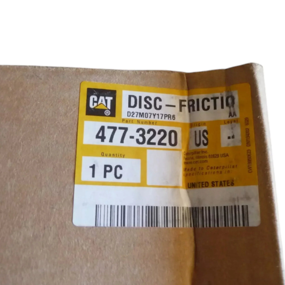 477-3220 CAT Outer Diameter Friction Disc - Truck To Trailer