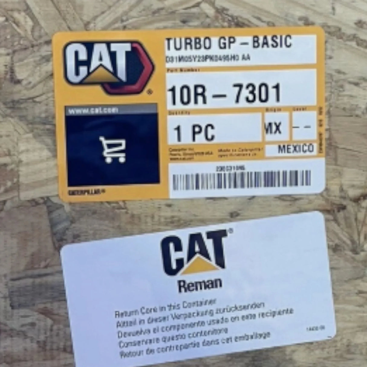 10R-7301 CAT Turbo Gp B - Truck To Trailer