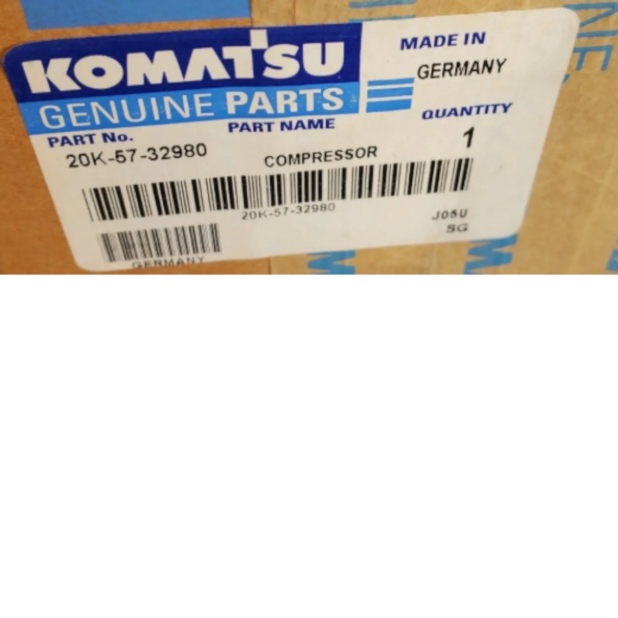 20K-57-32980 Komatsu Compressor - Truck To Trailer