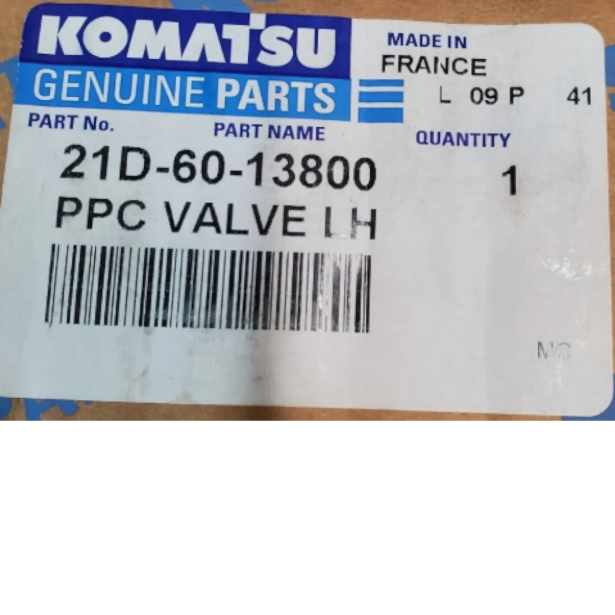 21D-60-13800 Komatsu Lh Ppc Valve - Truck To Trailer