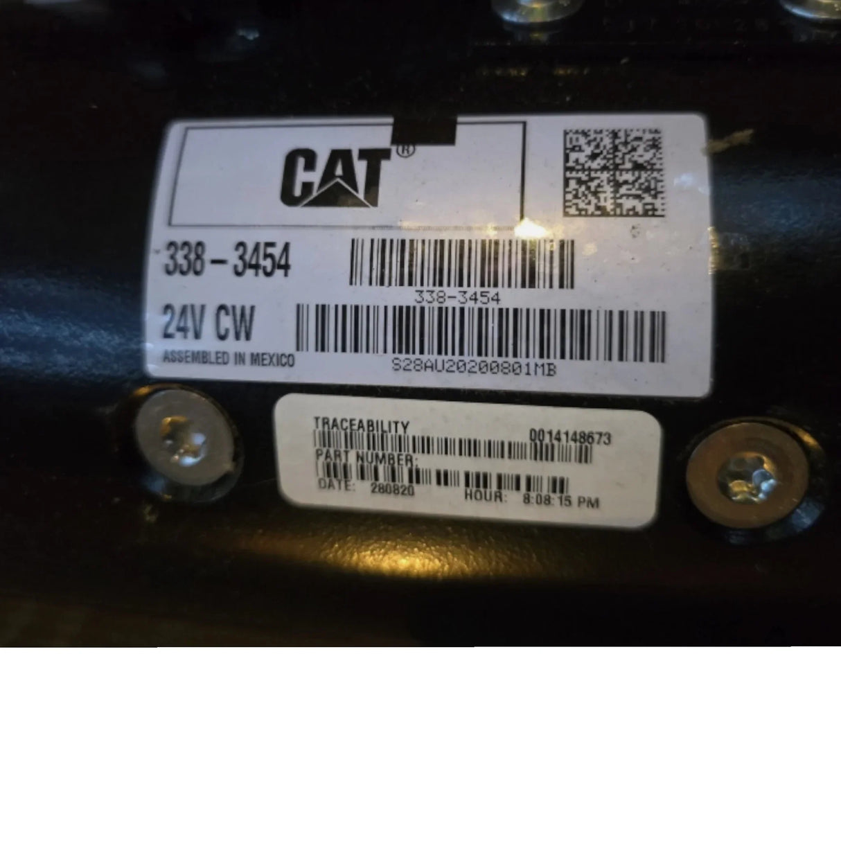 338-3454 CAT Electric Starting Motor - Truck To Trailer