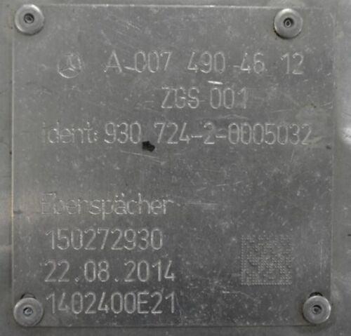 A0124902812 Genuine Mercedes-Benz Aftertreatment - Truck To Trailer