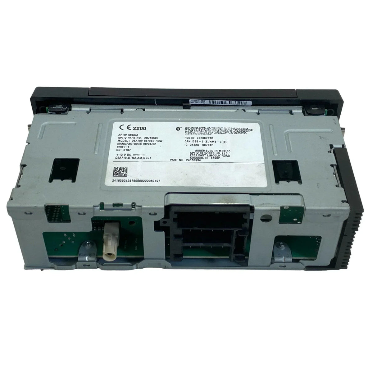 A2278675000 Genuine Freightliner Radio AM FM WB BT USB Bluetooth - Truck To Trailer