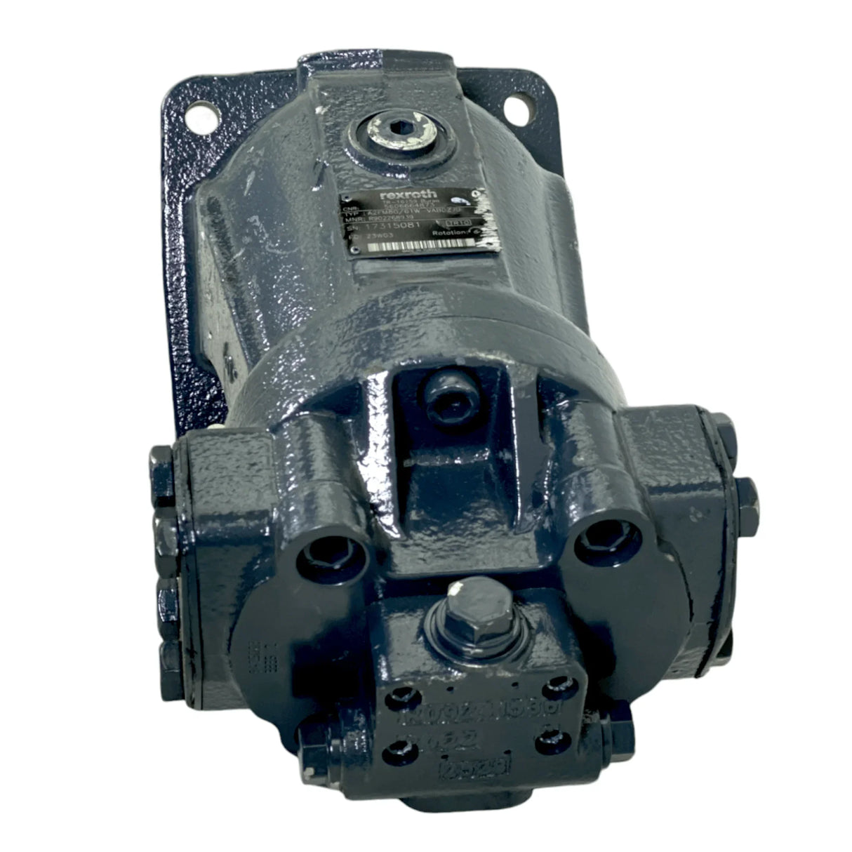 A2FM80 Genuine Bosch Rexroth Axial Piston Motor - Truck To Trailer