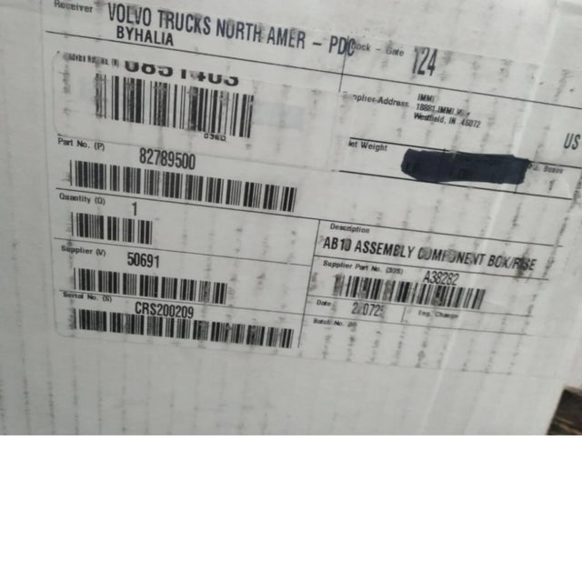 82789500 Genuine Mack Box - Truck To Trailer