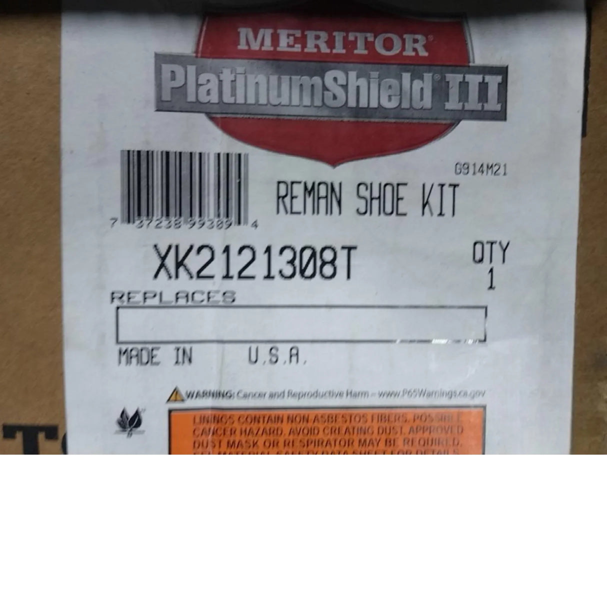 8235-XK2121308T Genuine Mack Relined Brake Kit - Truck To Trailer