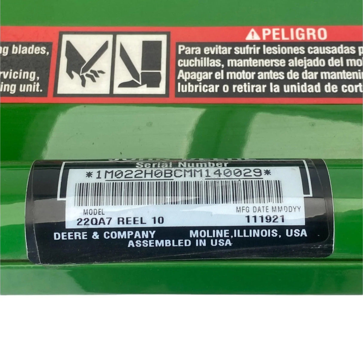 BM24122 Genuine John Deere Reel Cutting Unit - Truck To Trailer