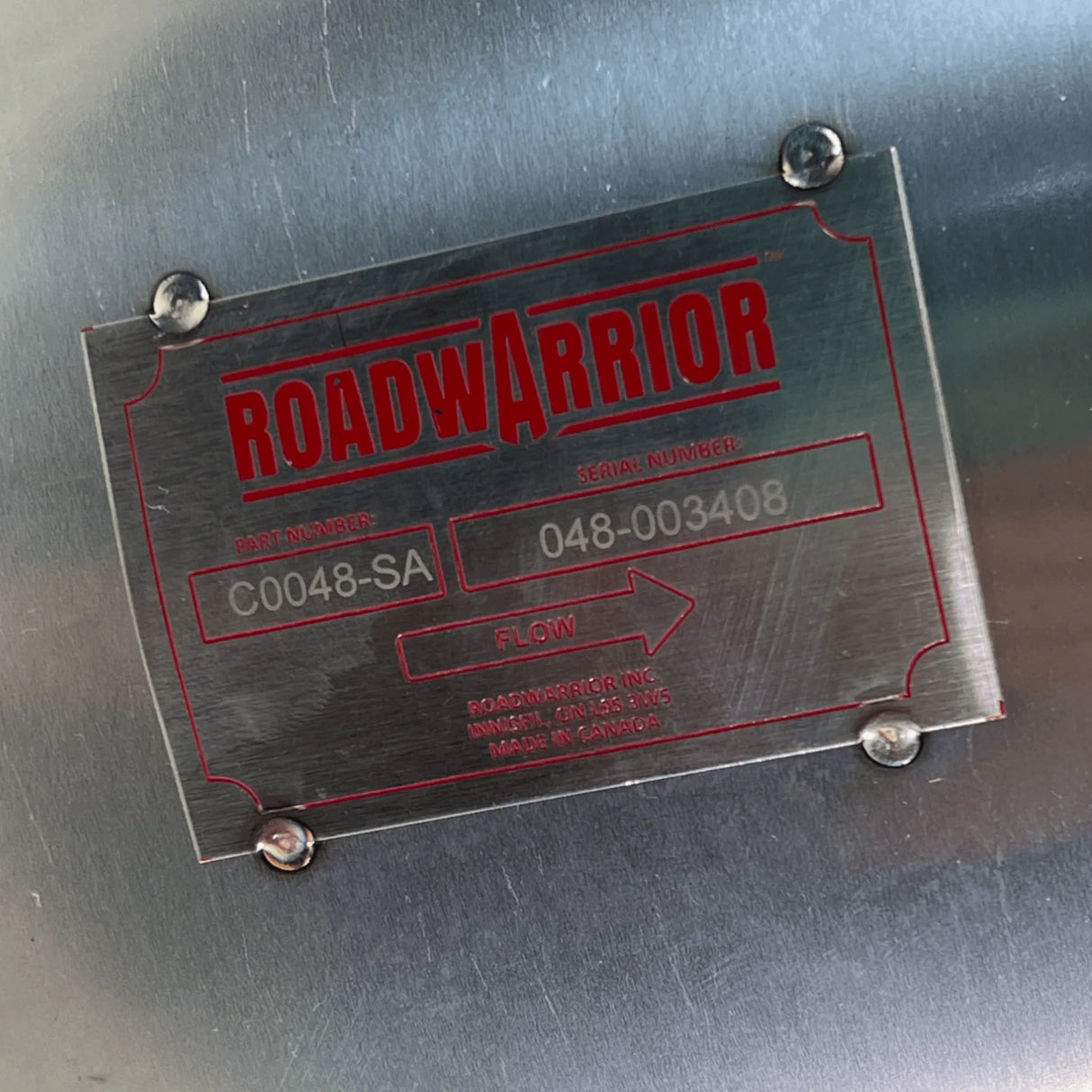 C0048-Sa Roadwarrior Dpf Diesel Particulate Filter - Truck To Trailer