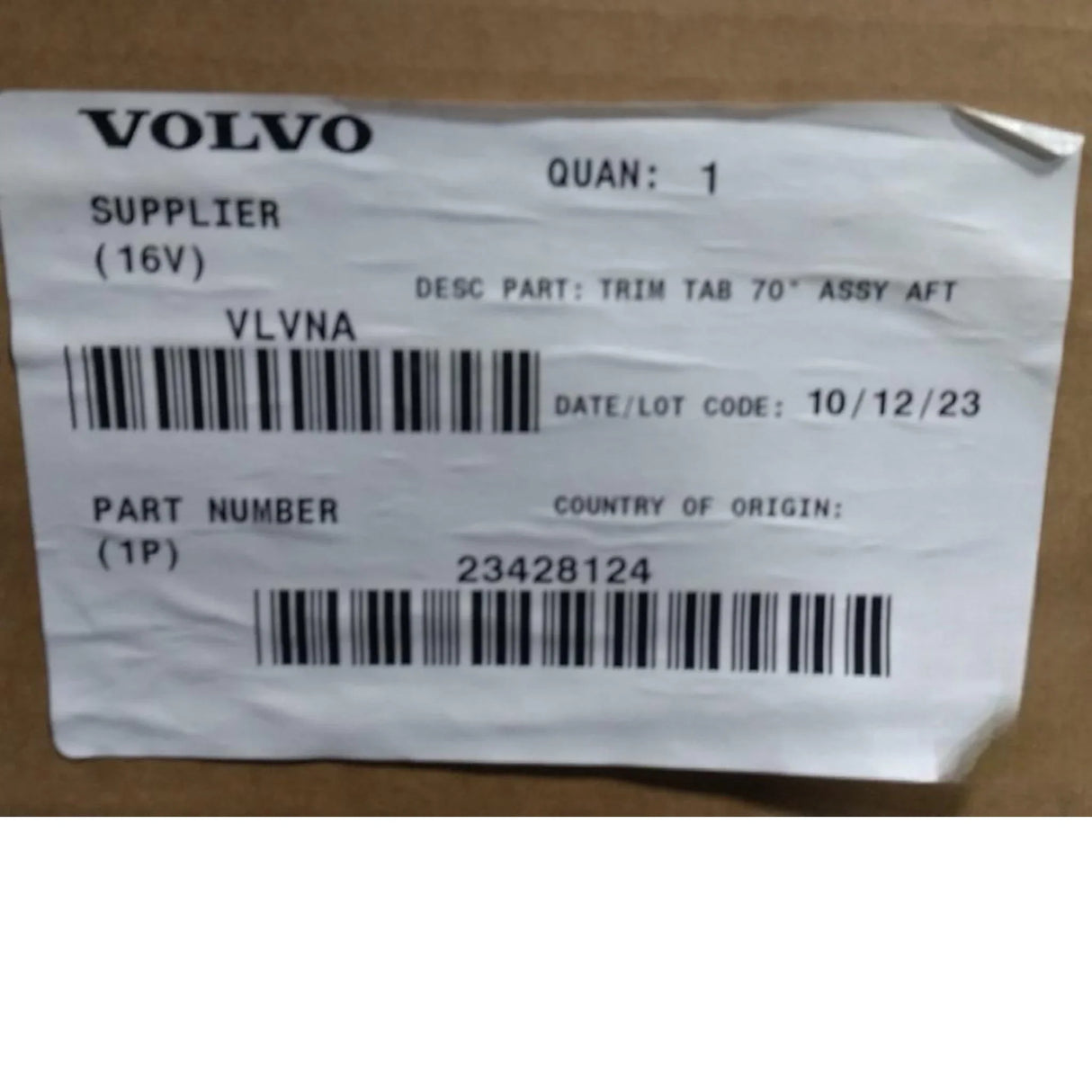 23428124 Genuine Mack Deflector - Truck To Trailer