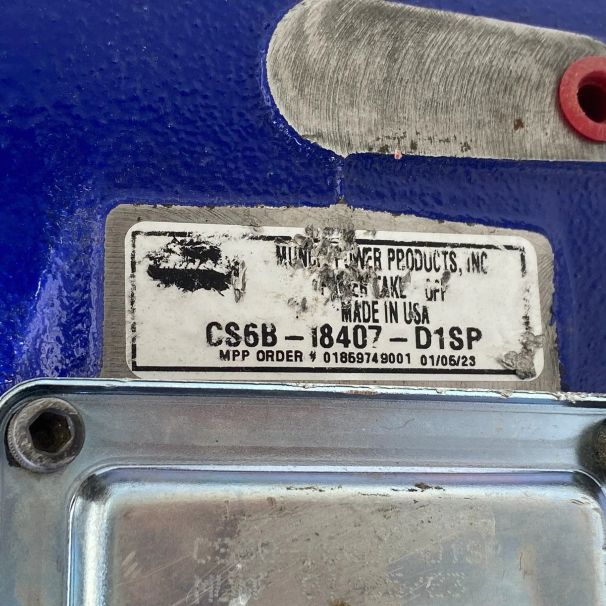 CS6B-I8407-D1SP Genuine Muncie PTO Power Take Off CS6 - Truck To Trailer