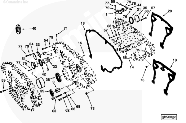Cummins 125718 Gear Housing Gasket - Truck To Trailer