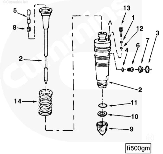 Cummins 146621 Injector Plunger Link - Truck To Trailer