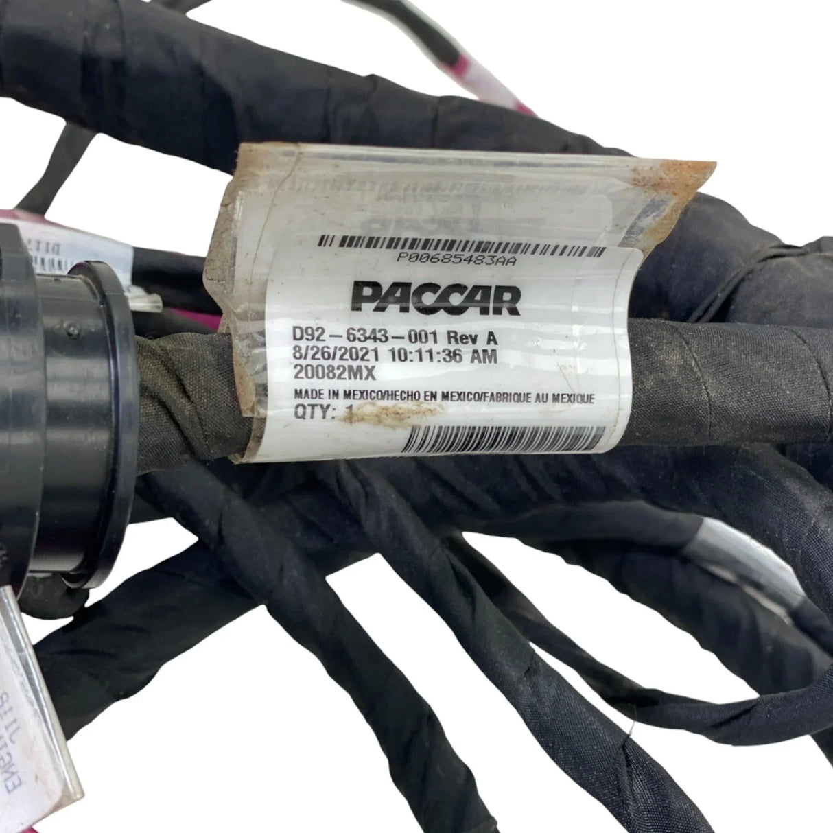 D926343001 Genuine Paccar Engine Harness For Mx11 - Truck To Trailer