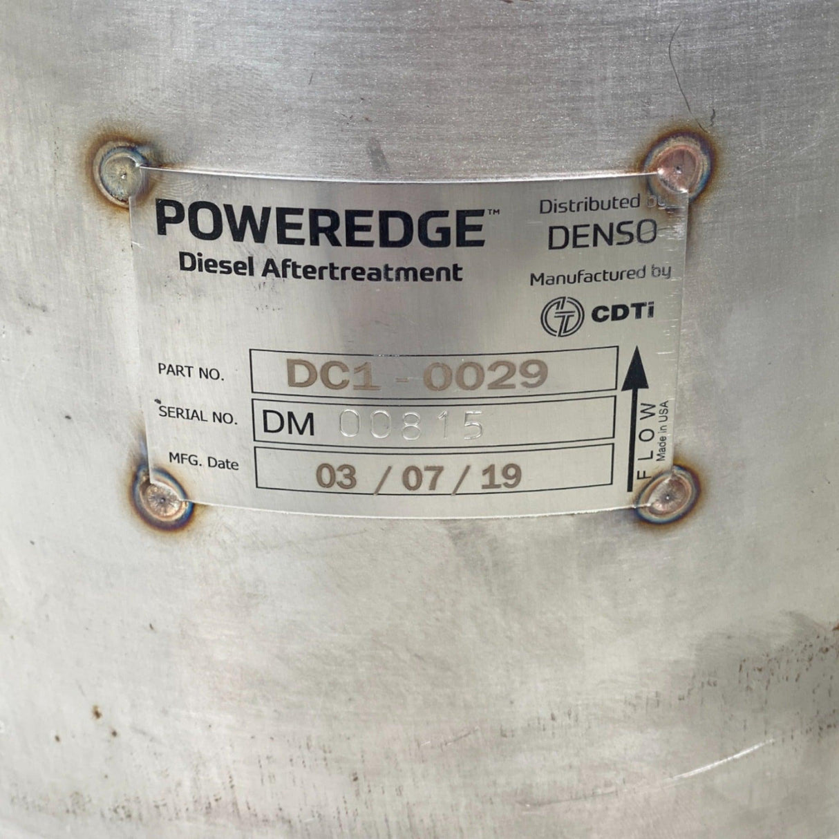 DC1-0029 Denso Diesel Particulate Filter For Cummins ISB - Truck To Trailer