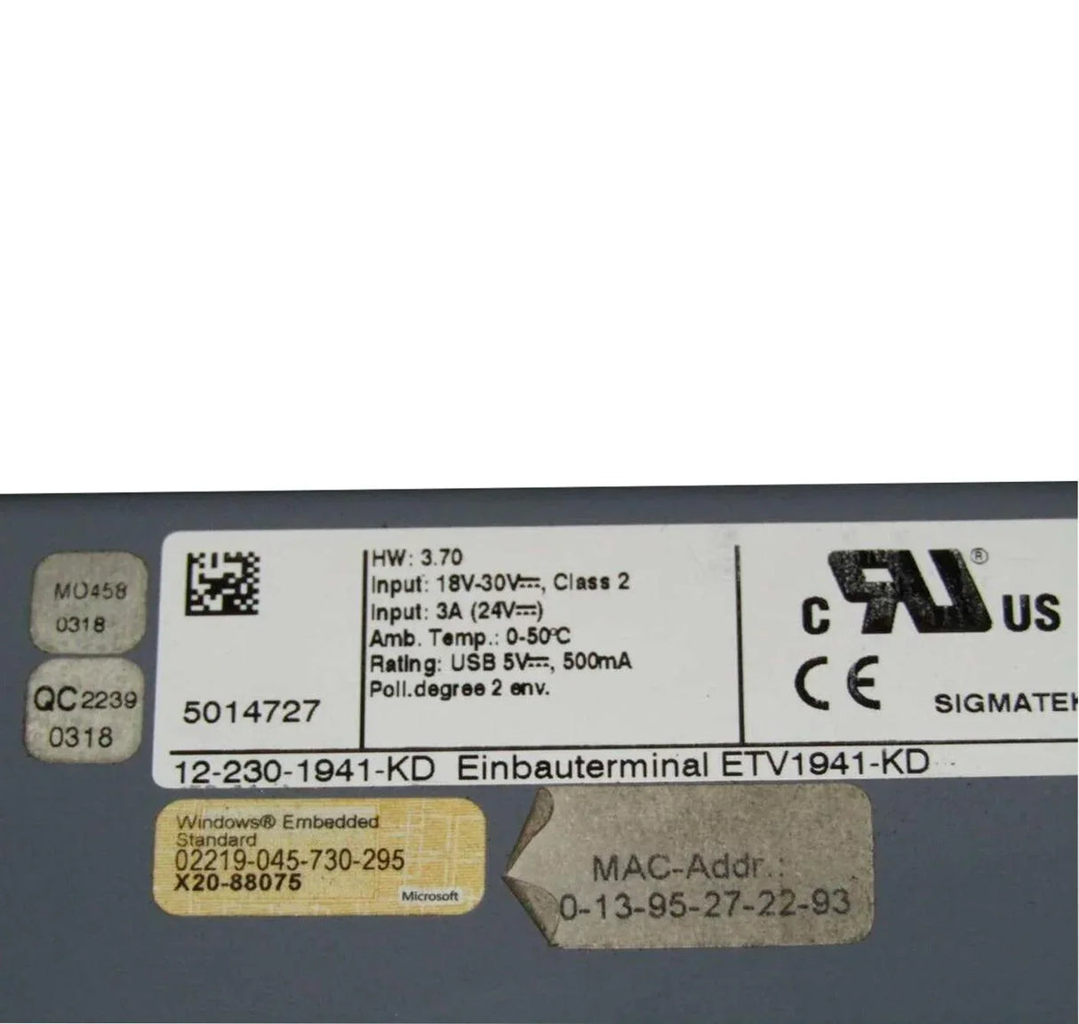 DRC 1210 DRC 2020 HT Desma Control Panel - Truck To Trailer