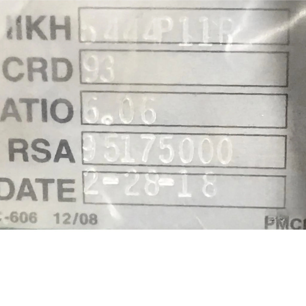 11KH5444P11R Genuine Mack Rebuilder - Truck To Trailer