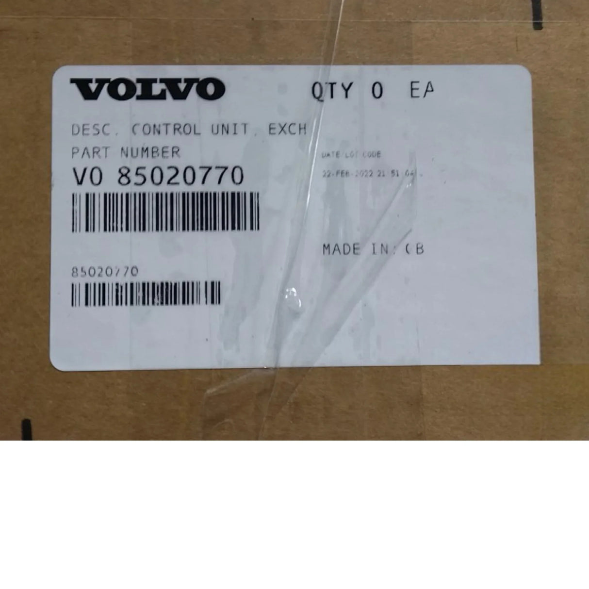 85020770 Genuine Mack Control Unit - Truck To Trailer