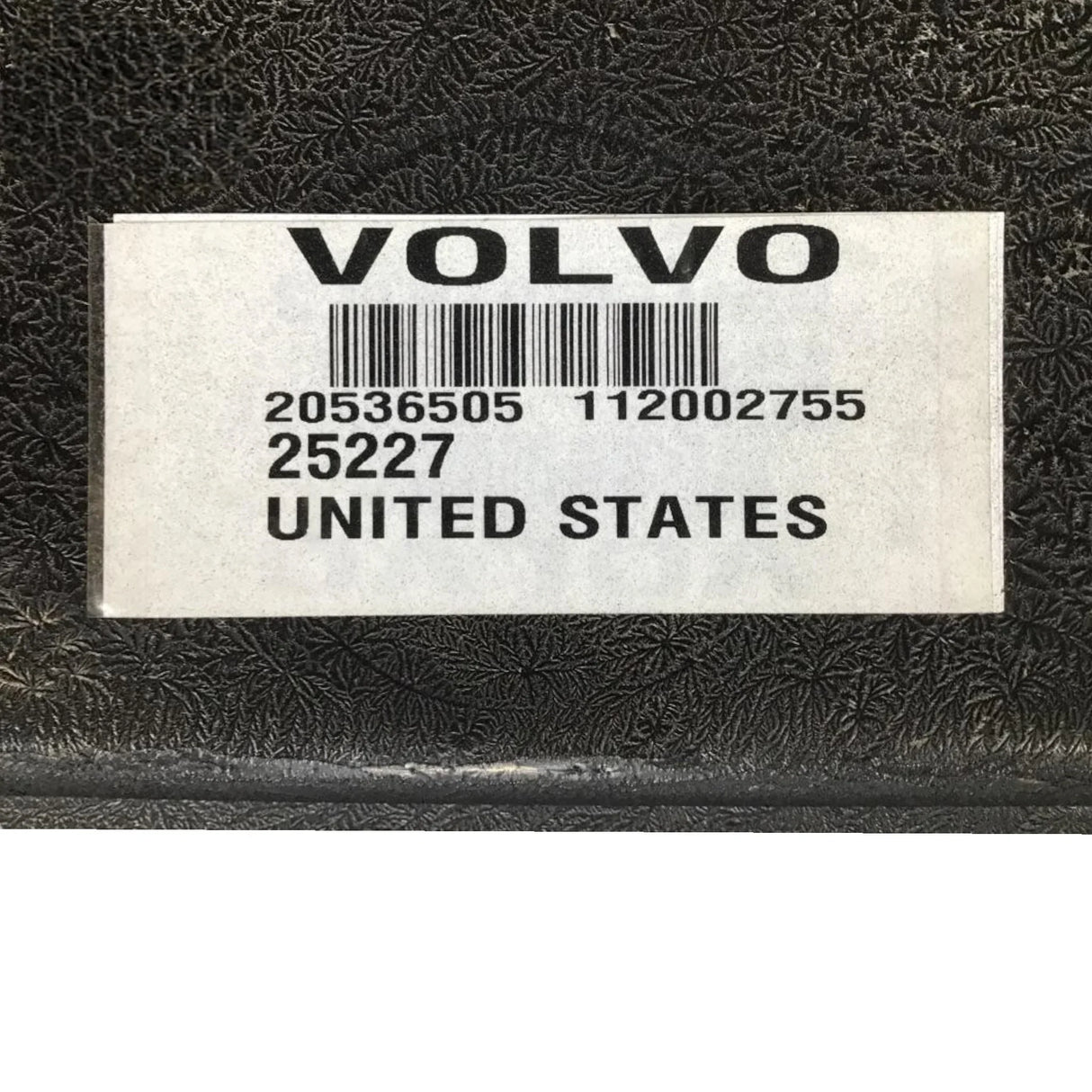 20536505 Genuine Volvo Chassis Fairing - Truck To Trailer