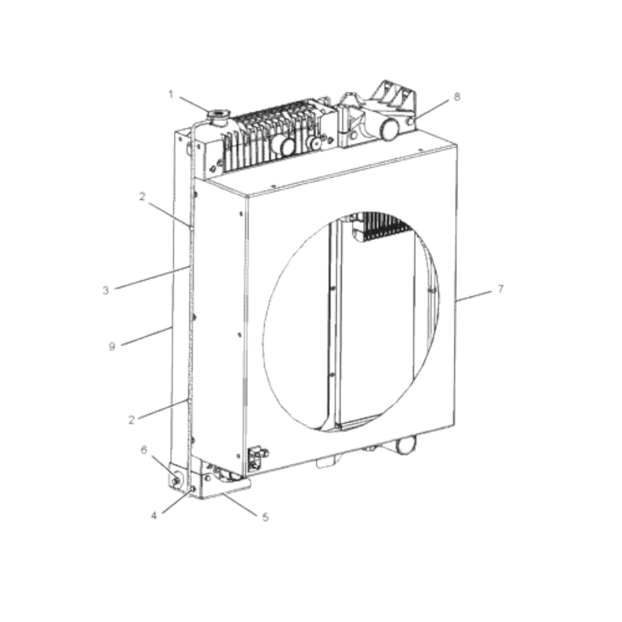 275-8174 Genuine CAT Radiator