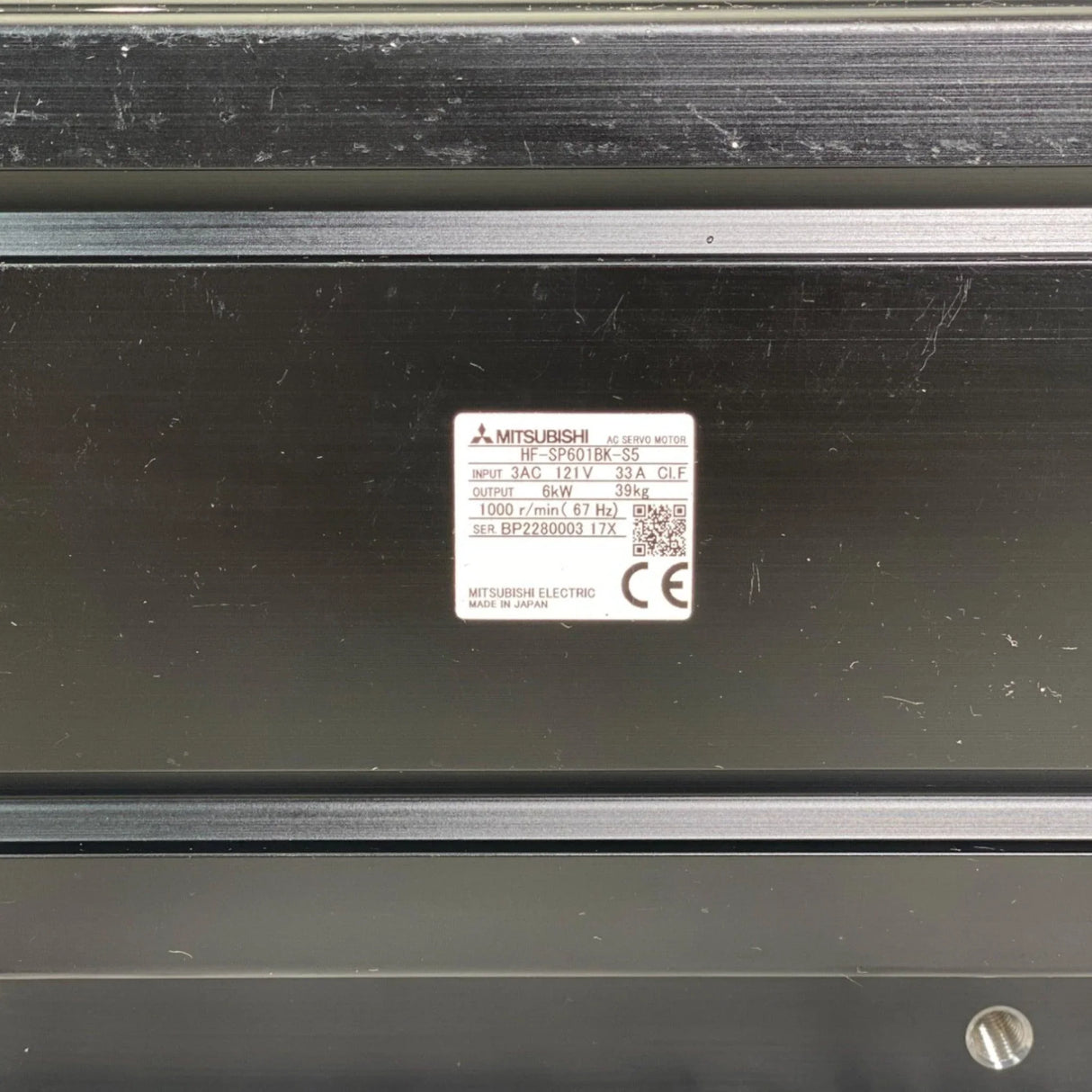 Hf-Sp601Bk-S5 Genuine Mitsubishi Ac Servo Motor - Truck To Trailer