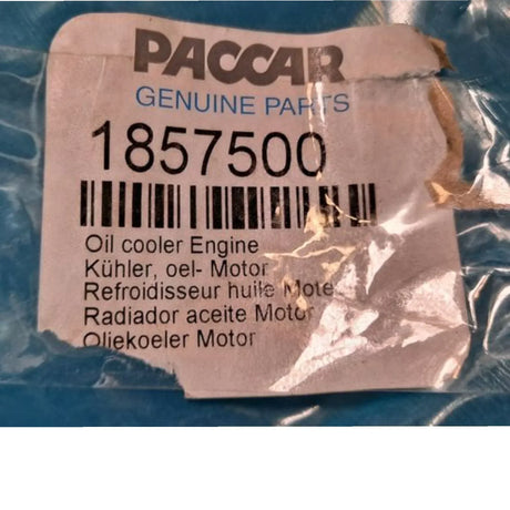 2184273 Genuine Paccar Oil Cooler - Truck To Trailer