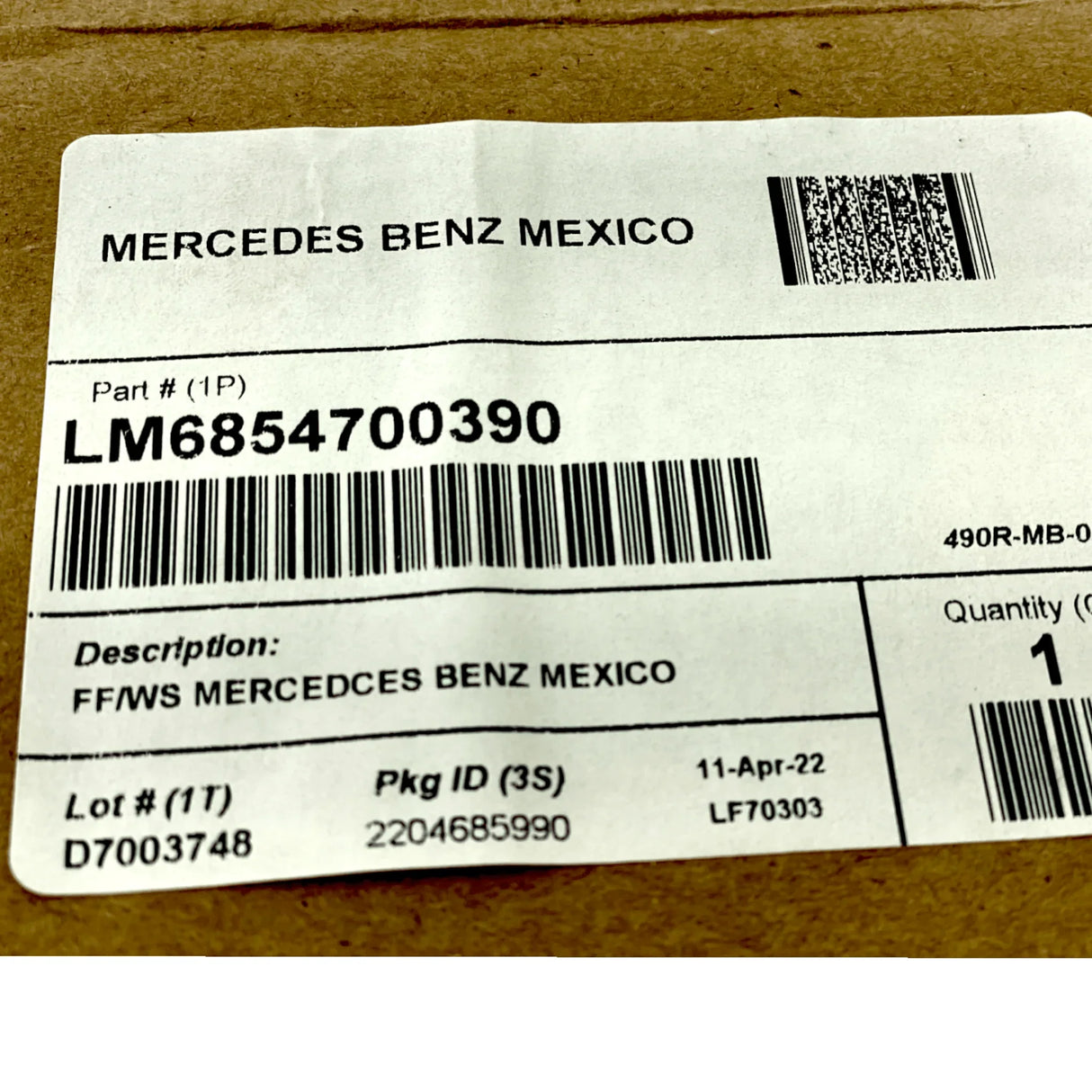 LM6854700390 Genuine Parker Fuel Filter Water Separator R90P - Truck To Trailer