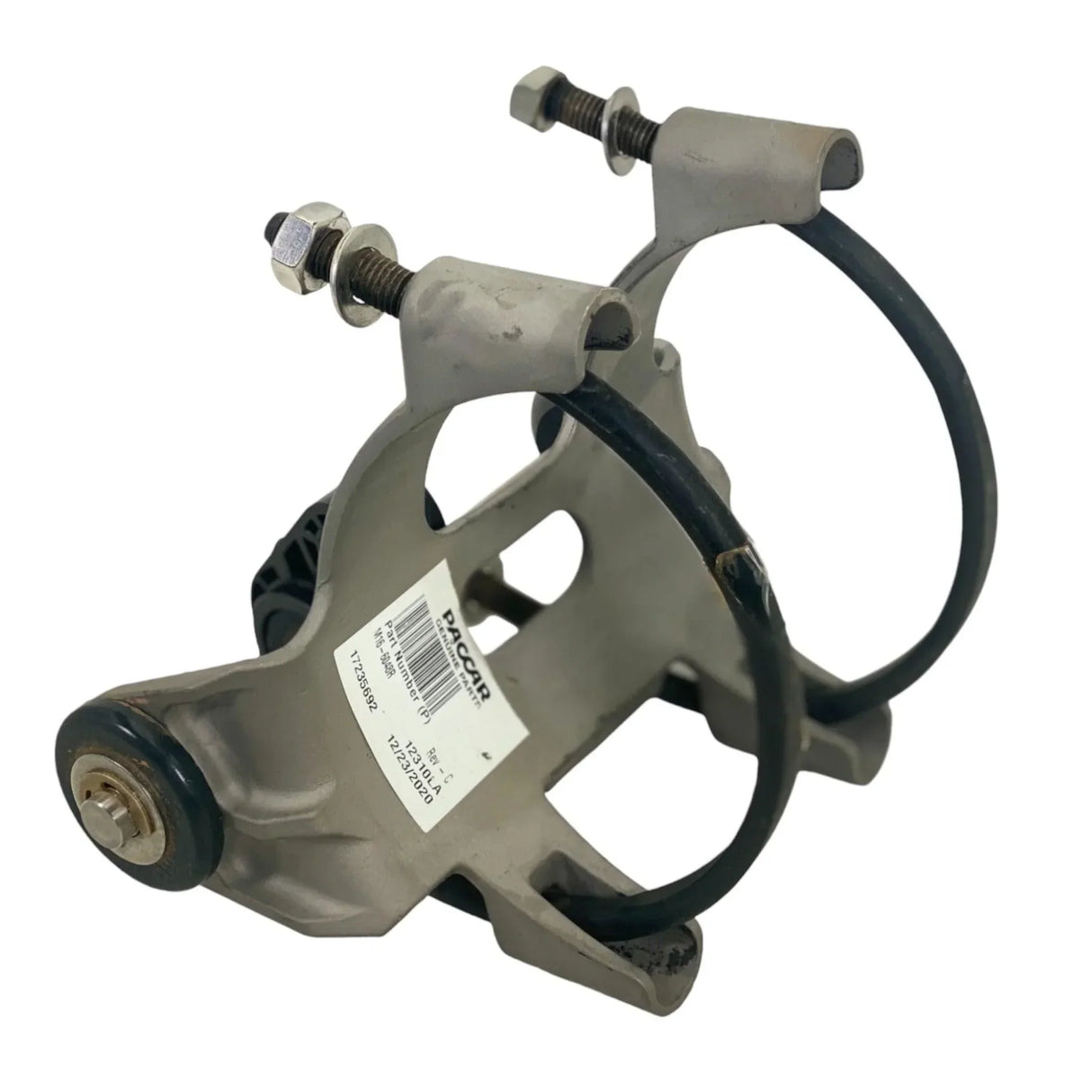 M166048R Genuine Paccar Right Side Exhaust Slider Bracket Clamp Assembly - Truck To Trailer