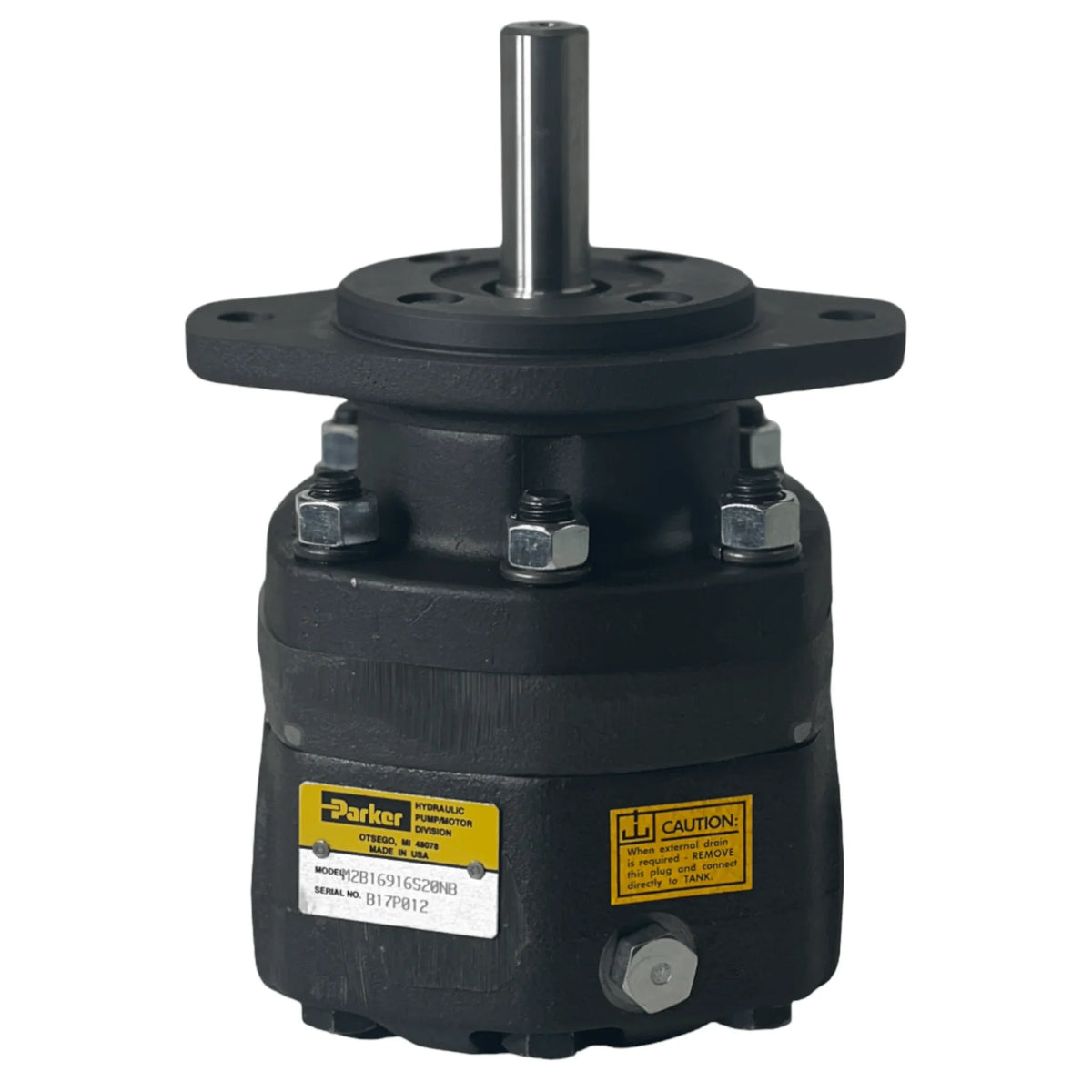 M2B16916S20Nb Genuine Parker High Speed Hydraulic Motor Truck To Trailer